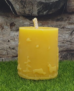 Adventsstumpenkerze