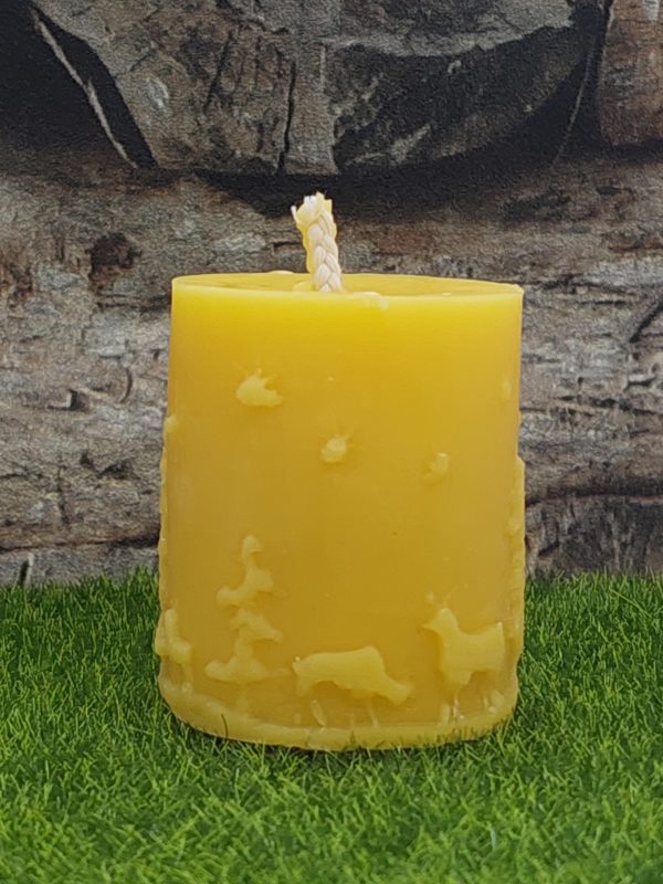 Adventsstumpenkerze