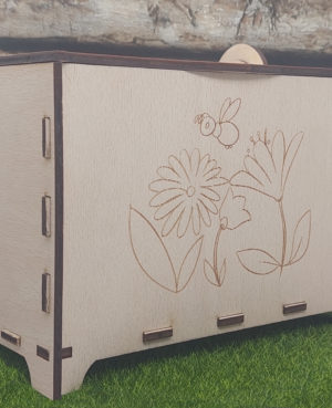 Mittlere Geschenkbox - Zusammengebaut